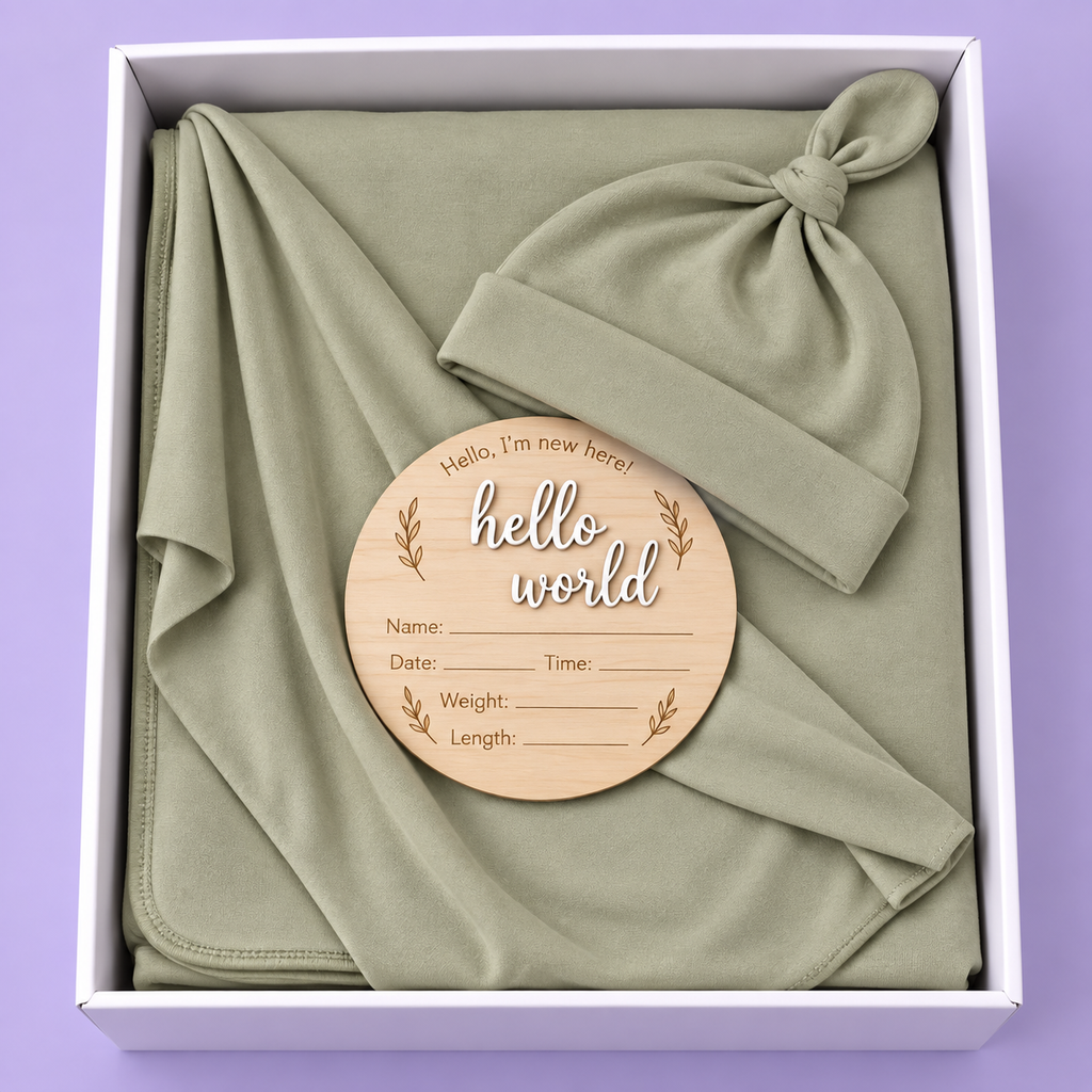 Birthly 3Pcs Newborn Announcement Set™ - Assorted