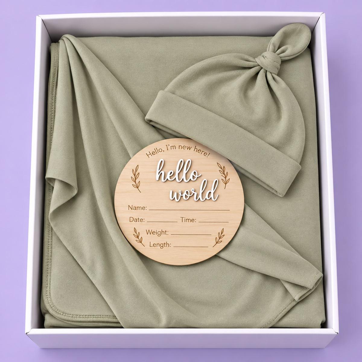 Birthly 3Pcs Newborn Announcement Set™ - Assorted