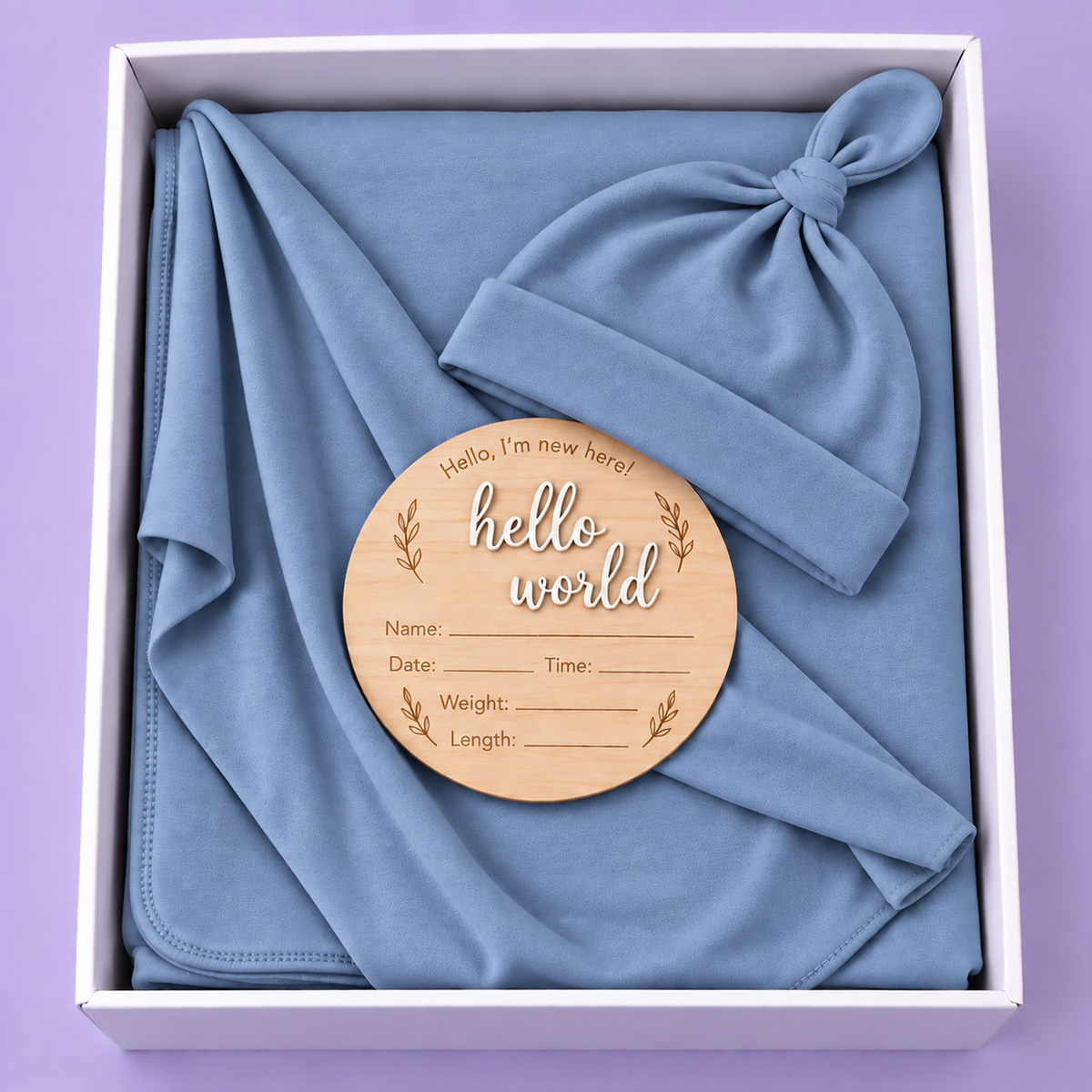 Birthly 3Pcs Newborn Announcement Set™ - Assorted