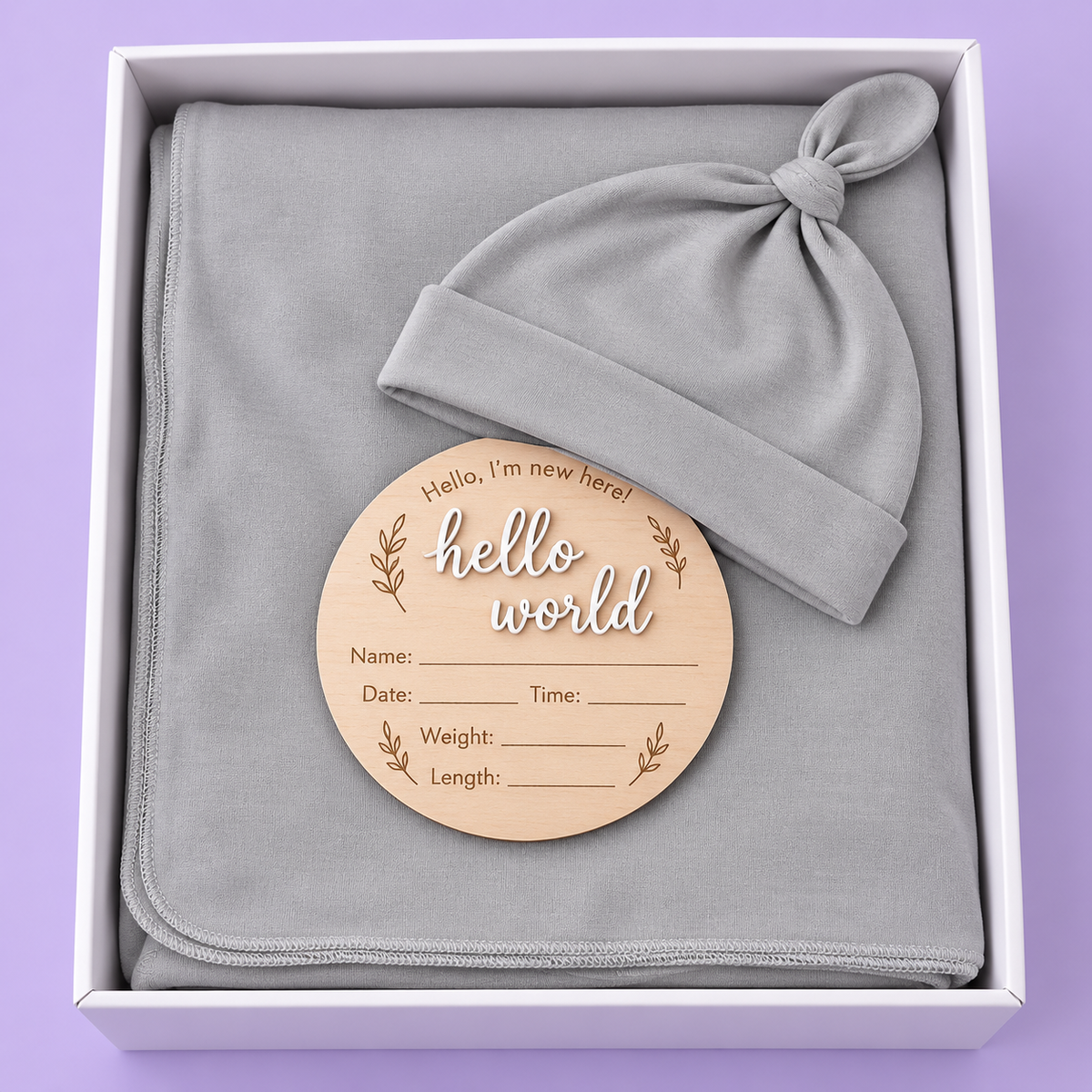 Birthly 3Pcs Newborn Announcement Set™ - Assorted