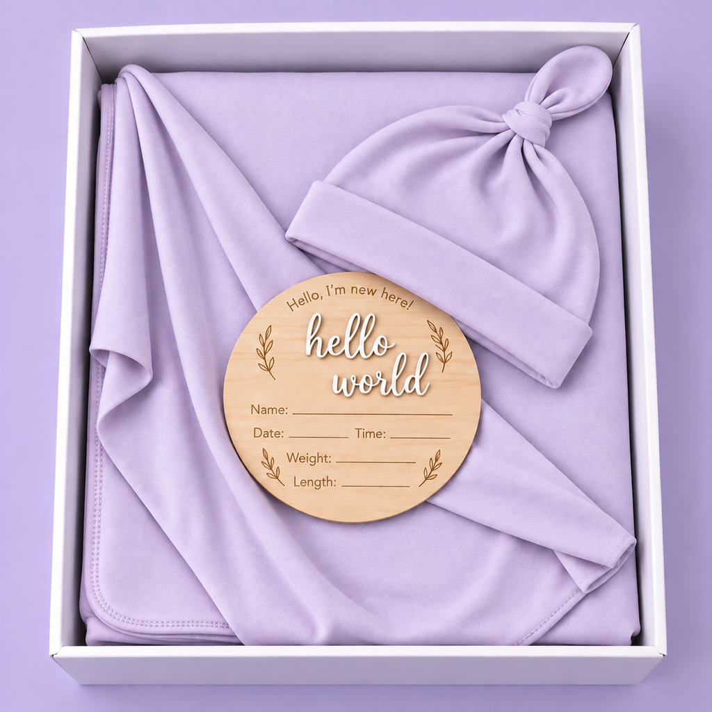 Birthly 3Pcs Newborn Announcement Set™ - Assorted