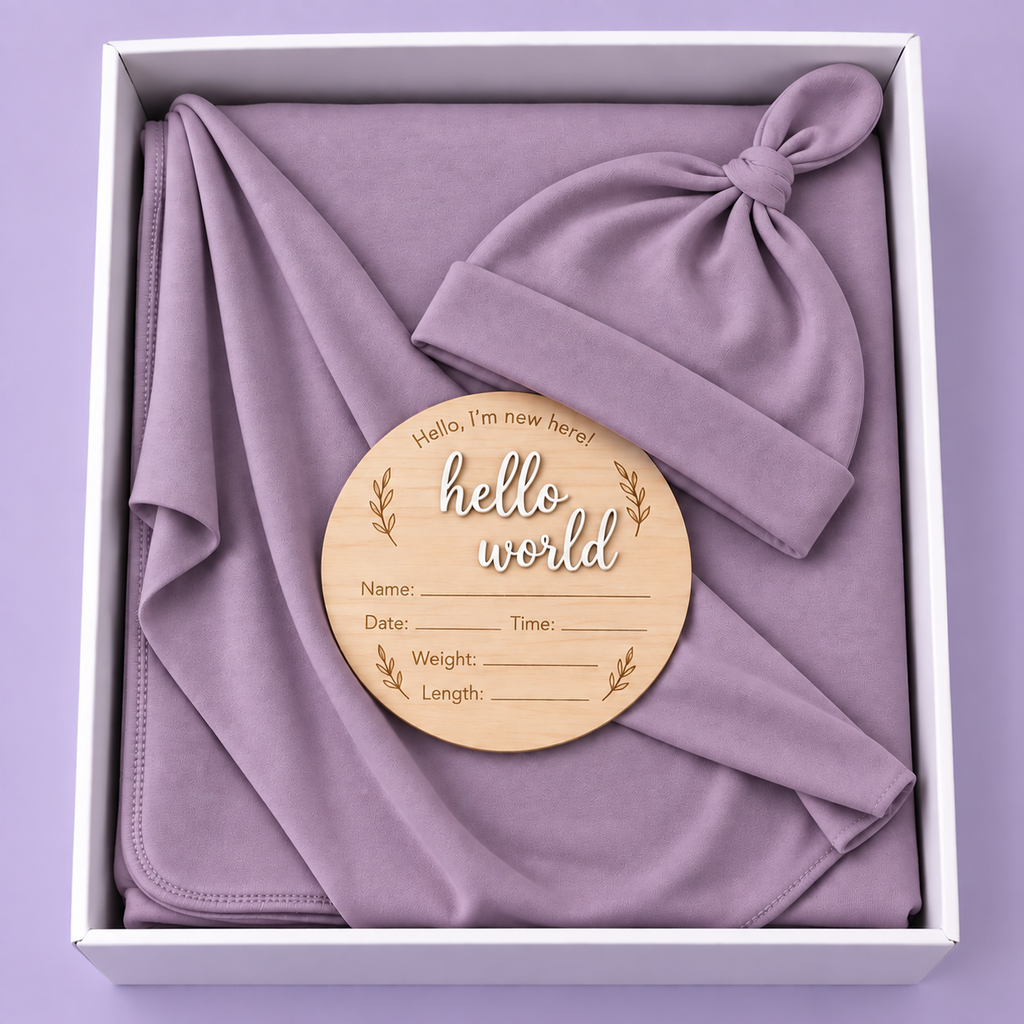 Birthly 3Pcs Newborn Announcement Set™ - Assorted