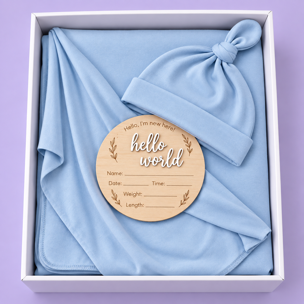 Birthly 3Pcs Newborn Announcement Set™ - Assorted