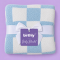 Birthly Baby Snuggle Blanket - Baby Blue