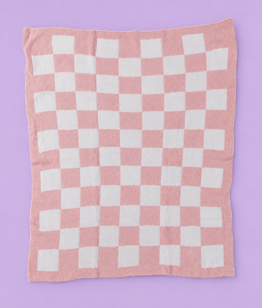 Birthly Baby Snuggle Blanket- Blush Pink