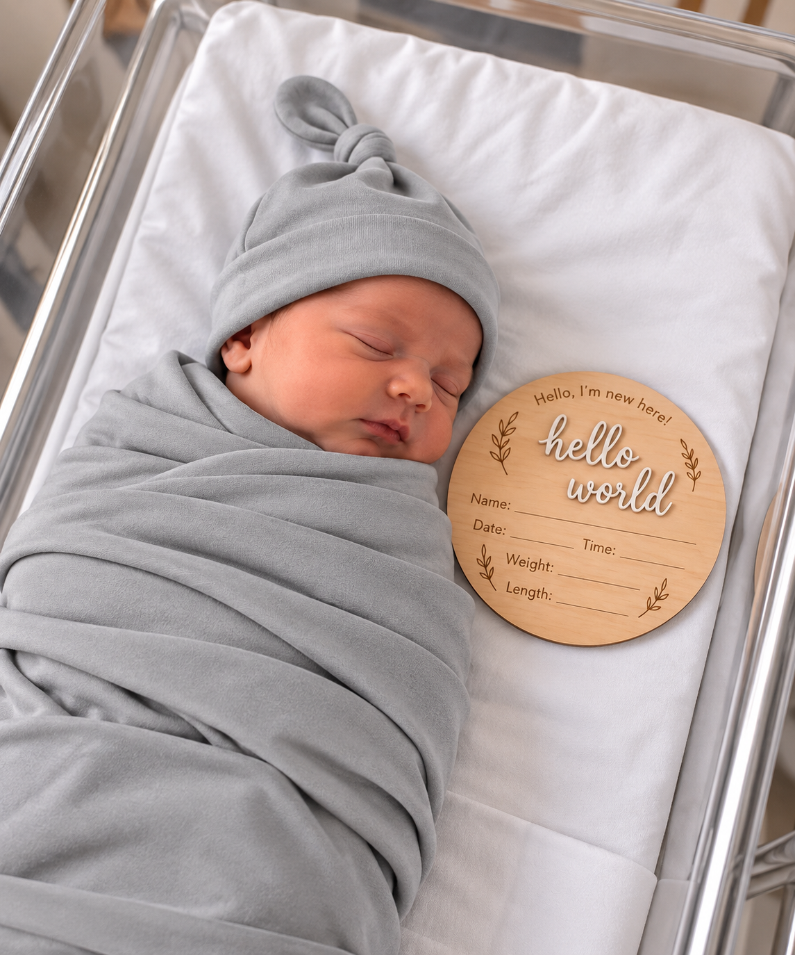 Birthly 3Pcs Newborn Announcement Set™ - Assorted